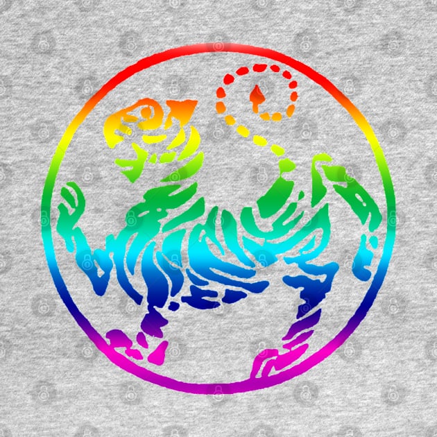 Shotokan Tiger - Rainbow by colormecolorado